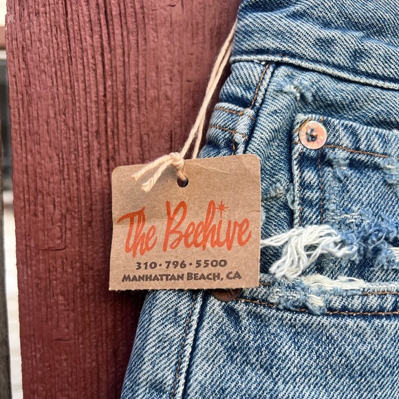 NWOT AGOLDE Parker Short in Caution Size 29 - Picture 9 of 10